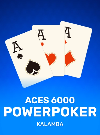 Aces 6000 Powerpoker game tile