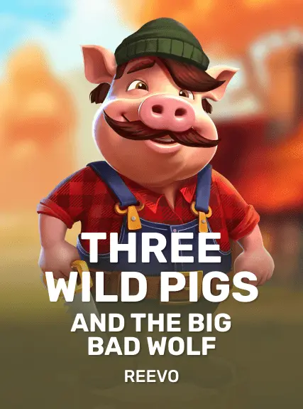 Three Wild Pigs And The Big Bad Wolf game tile