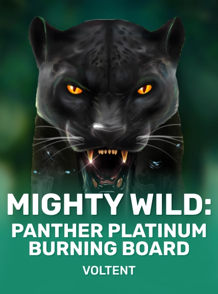 Mighty Wild: Panther Platinum Burning Board game tile