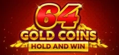 64 Gold Coins Hold and Win game tile