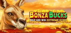 Bonza Bucks Hold and Win Extreme 10,000 game tile
