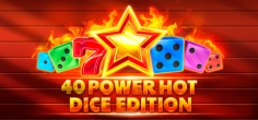 40 Power Hot Dice Edition Golden Coins Link game tile