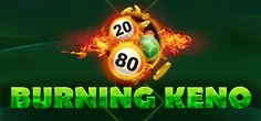 Burning Keno game tile