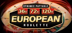 Dynamic European Roulette game tile