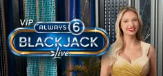 VIP Always 6 Blackjack 1 game tile