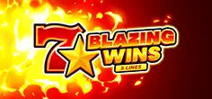 Blazing Wins: 5 lines game tile