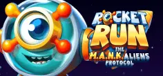 Rocketrun: The M.A.N.K.aliens protocol game tile