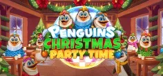 Penguins Christmas Party Time game tile