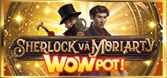 Sherlock & Moriarty WOWPOT! game tile