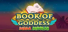 Book of Goddess Mega Moolah game tile