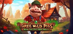 Three Wild Pigs And The Big Bad Wolf game tile