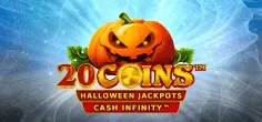 20 Coins Halloween Jackpots game tile