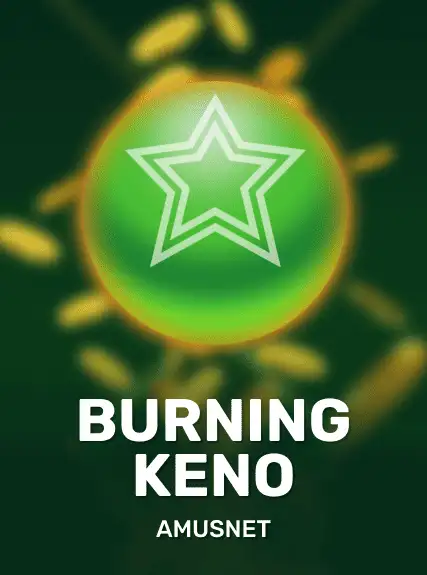 Burning Keno game tile