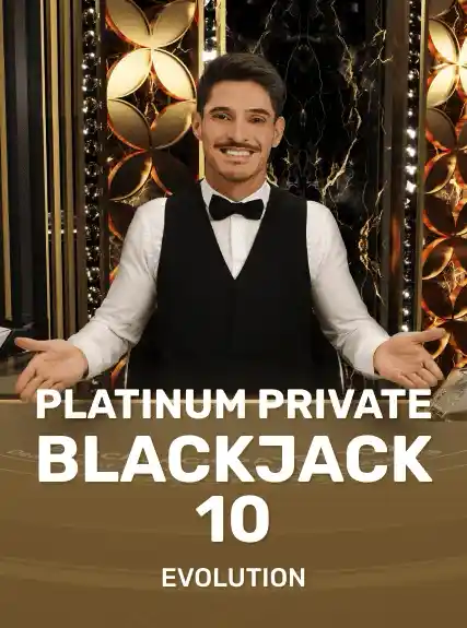 Platinum Private Blackjack 10 game tile