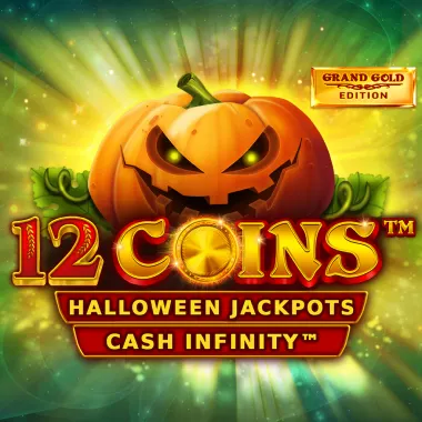 12 Coins Grand Gold Edition Halloween Jackpots game tile