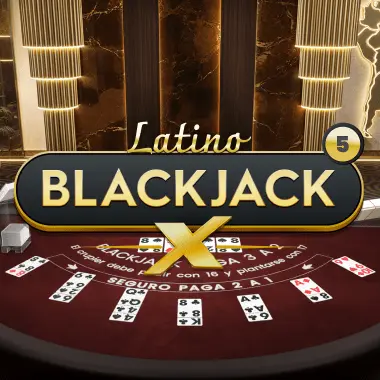 BlackjackX Latino 5 game tile