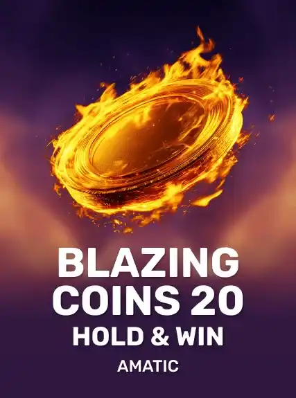 Blazing Coins 20 Hold & Win game tile