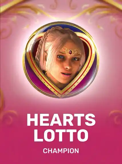 Hearts Lotto game tile