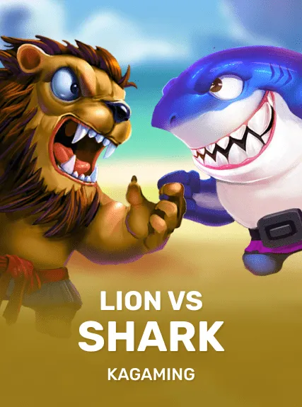 Lion VS Shark game tile