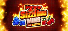 777 Sizzling Wins: 5 lines game tile