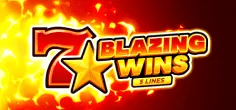 Blazing Wins: 5 lines game tile