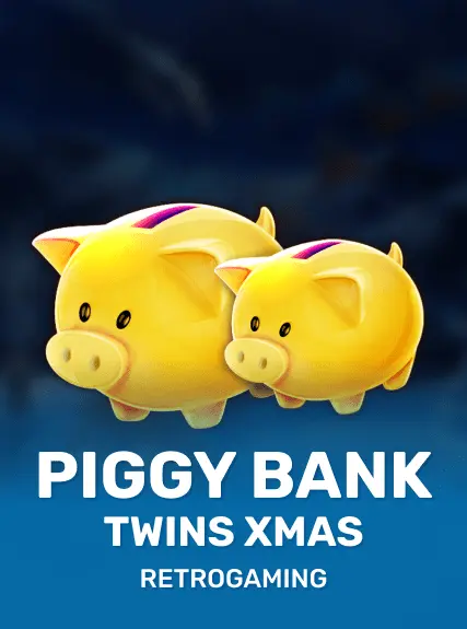 Piggy Bank Twins Xmas game tile