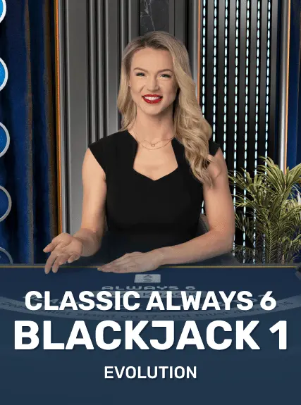 Classic Always 6 Blackjack 1 game tile
