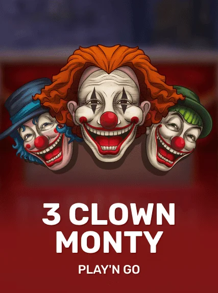 3 Clown Monty game tile