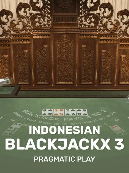 Indonesian BlackjackX 3 game tile