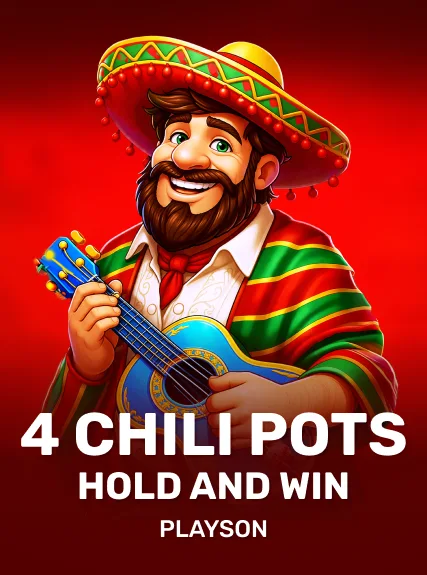4 Chili Pots: Hold and Win game tile