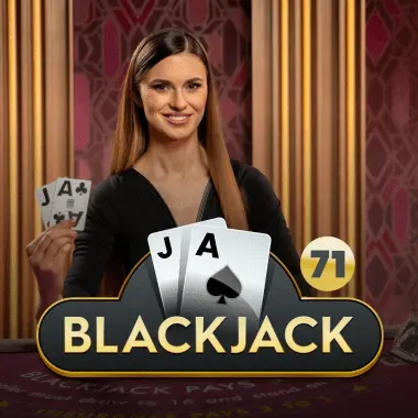 Blackjack 71 game tile