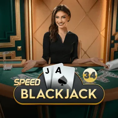 Speed Blackjack 34 game tile