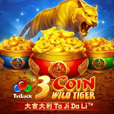 3 Coin Wild Tiger game tile