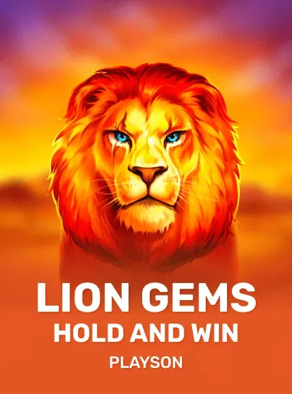 Lion Gems: Hold and Win game tile