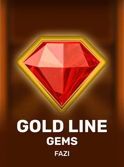 Gold Line Gems game tile