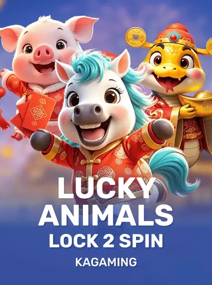Lucky Animals Lock 2 Spin game tile
