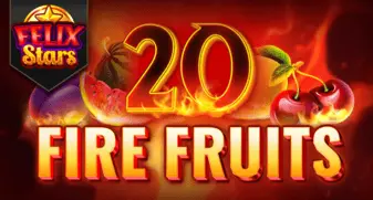 20 Fire Fruits Felix Stars game tile