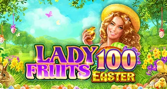 Lady Fruits 100 Easter game tile