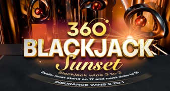 Blackjack 360 Sunset game tile