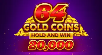 64 Gold Coins Hold and Win 20,000 game tile
