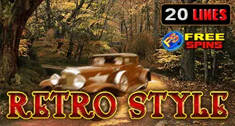 Retro Style game tile