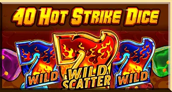 40 Hot Strike Dice game tile