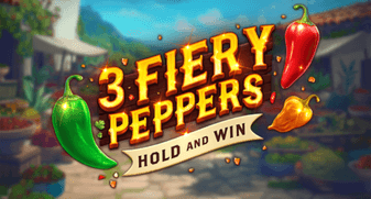 3 Fiery Peppers Hold and Win game tile