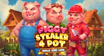 Piggy Stealer 4 Pot Hold and Win game tile
