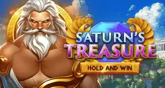 Saturn's Treasure Hold and Win game tile