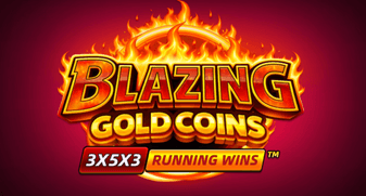 Blazing Gold Coins RUNNING WINS game tile