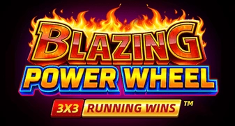 Blazing Power Wheel RUNNING WINS game tile