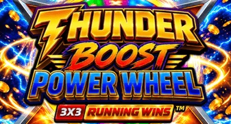 Thunder Boost Power Wheel RUNNING WINS game tile
