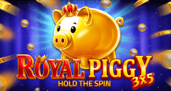 3x5 Royal Piggy: Hold The Spin game tile