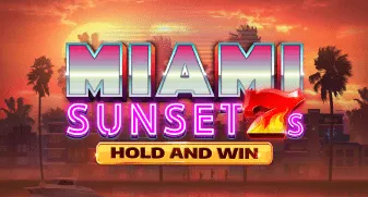 Miami Sunset 7s Hold and Win game tile